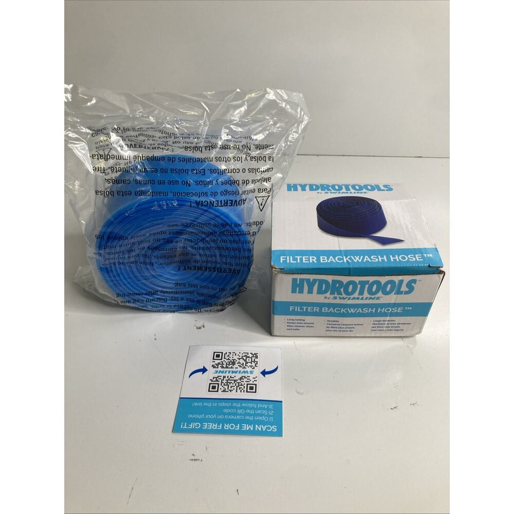 Swimline Hydrotools 50' x1-1/2 in. Backwash and Discharge Hose (8704)